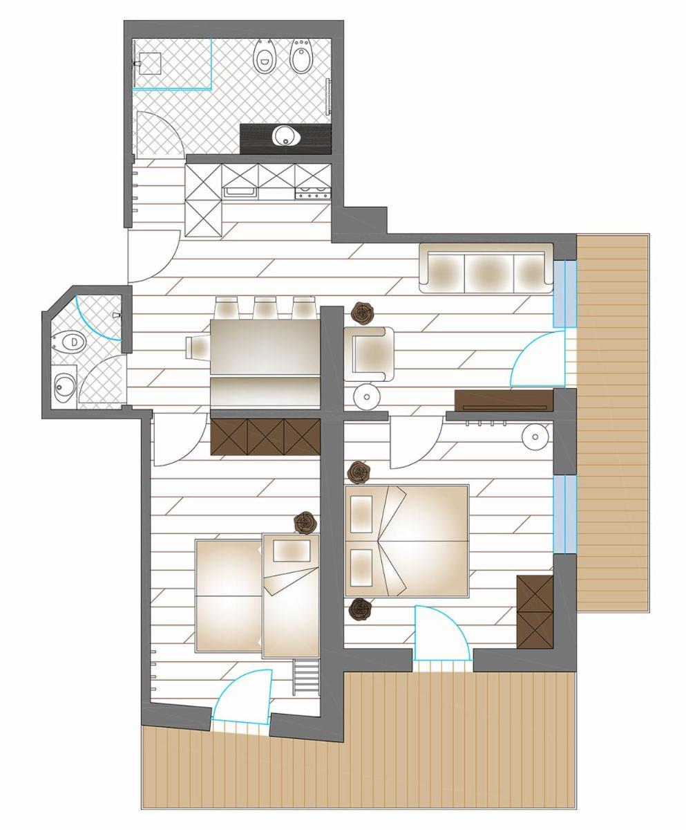Gasleidhof Villa Funes  Ngoại thất bức ảnh